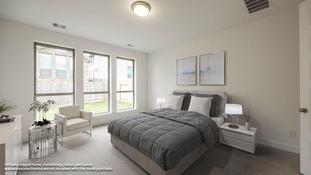 Furnished interior view inside a new home in Parmer Ranch, Georgetown (Image 8).