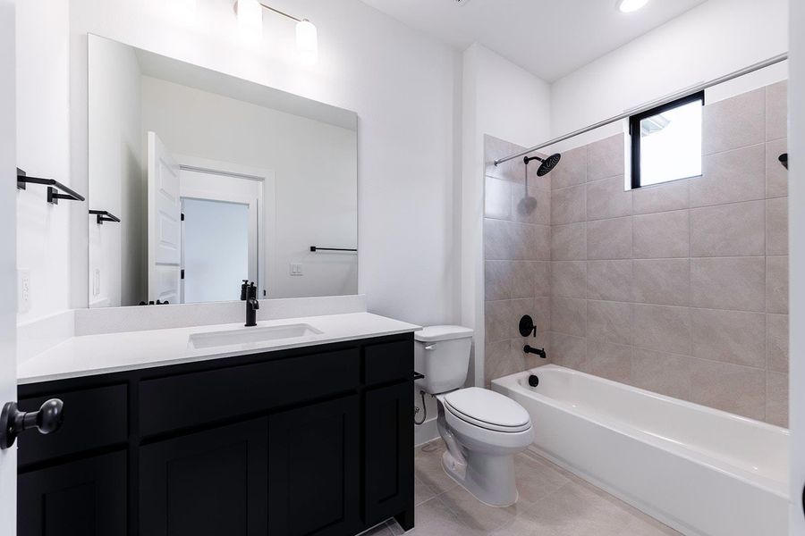 Furnished interior view inside a new home in The Hollows Sanctuary - 85', Jonestown (Image 7).