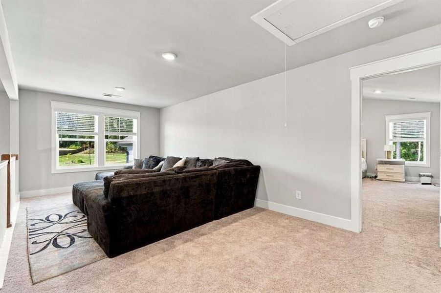 Furnished interior view inside a new home in , Senoia (Image 11). Furnished interior view inside a new home in , Senoia (Image 11).