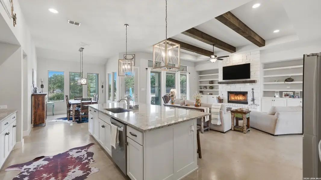 Furnished interior view inside a new home in , Spring Branch (Image 12).