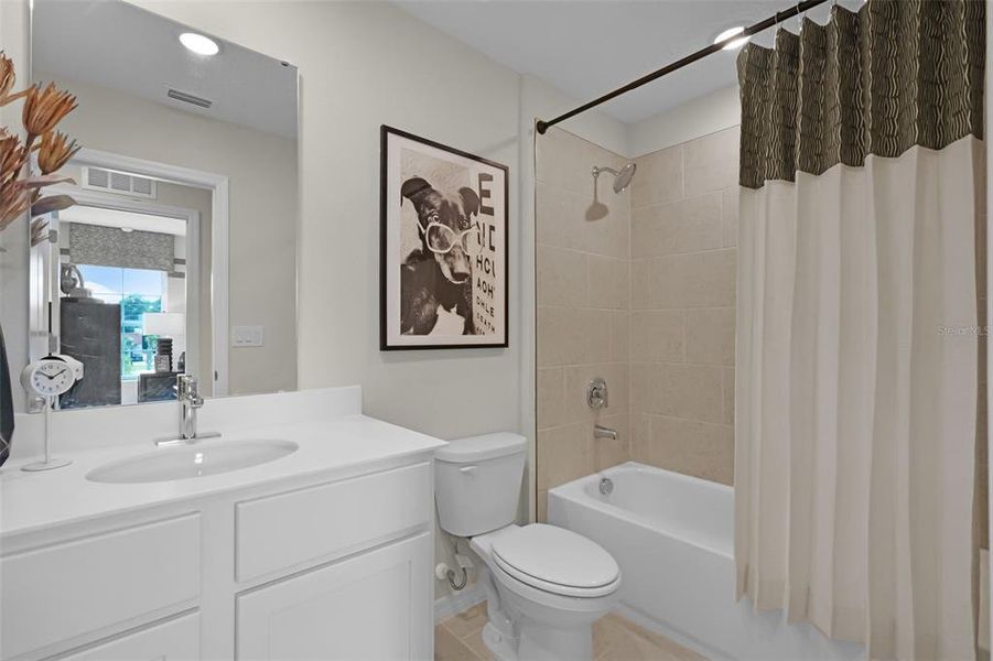 Furnished interior view inside a new home in Delaney Reserve, Deland (Image 10).