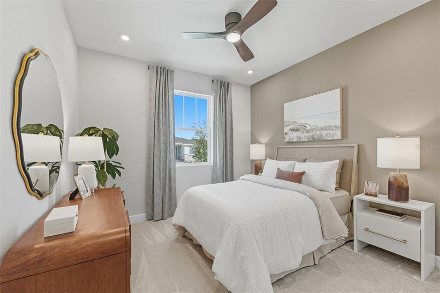 Furnished interior view inside a new home in , Clermont (Image 11).