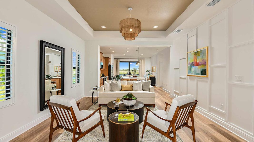 Representative furnished interior of a home built from the Imagination by Neal Communities in Boca Royale Golf & Country Club Real Estate and Homes for Sale in Englewood, FL - Neal Communities, Englewood (Image 7).
