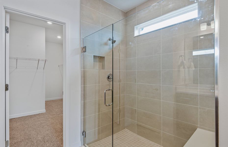 Owner's Walk-In Shower