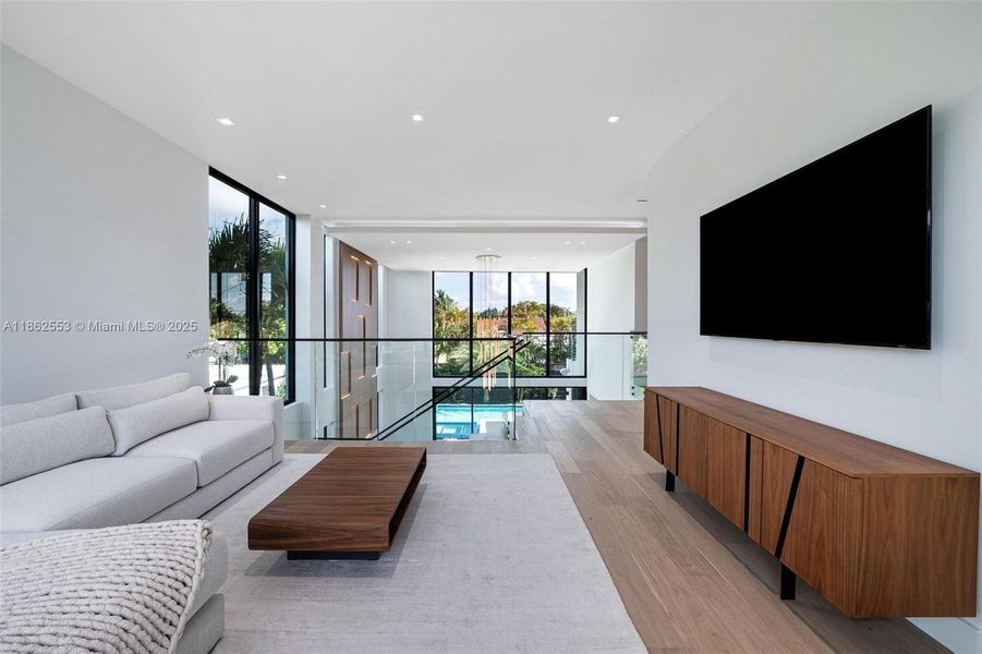 Furnished interior view inside a new home in , Miami (Image 30).