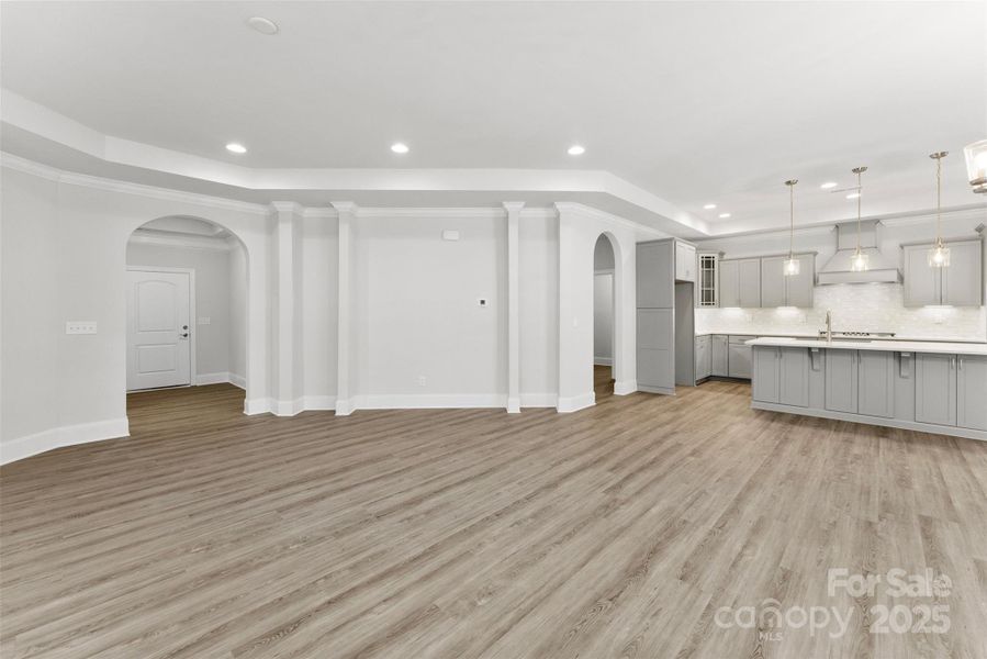 Spacious, unfurnished interior of a new home in The Courtyards on New Hope, Gastonia (Image 17).
