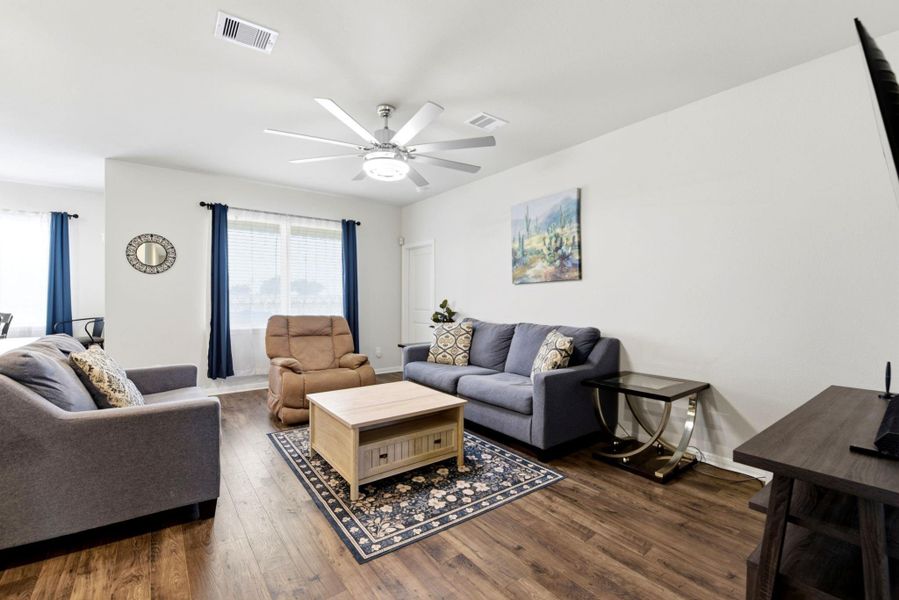 Furnished interior view inside a new home in Vacek Country Meadows, Richmond (Image 7).