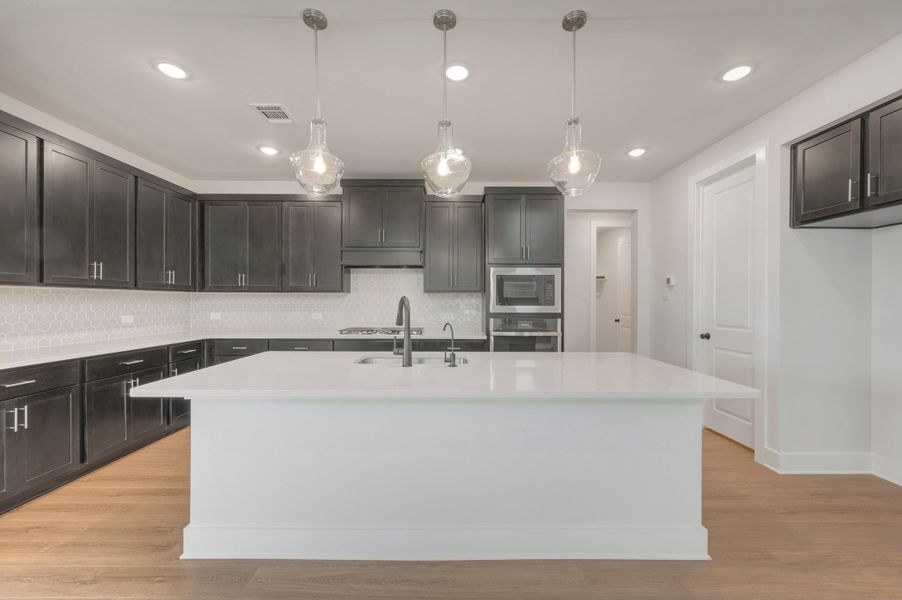Furnished interior view inside a new home in The Meadows, Denton (Image 7).