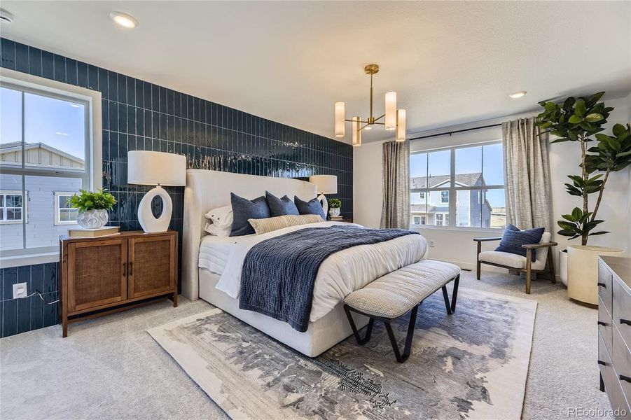 Furnished interior view inside a new home in , Watkins (Image 15).