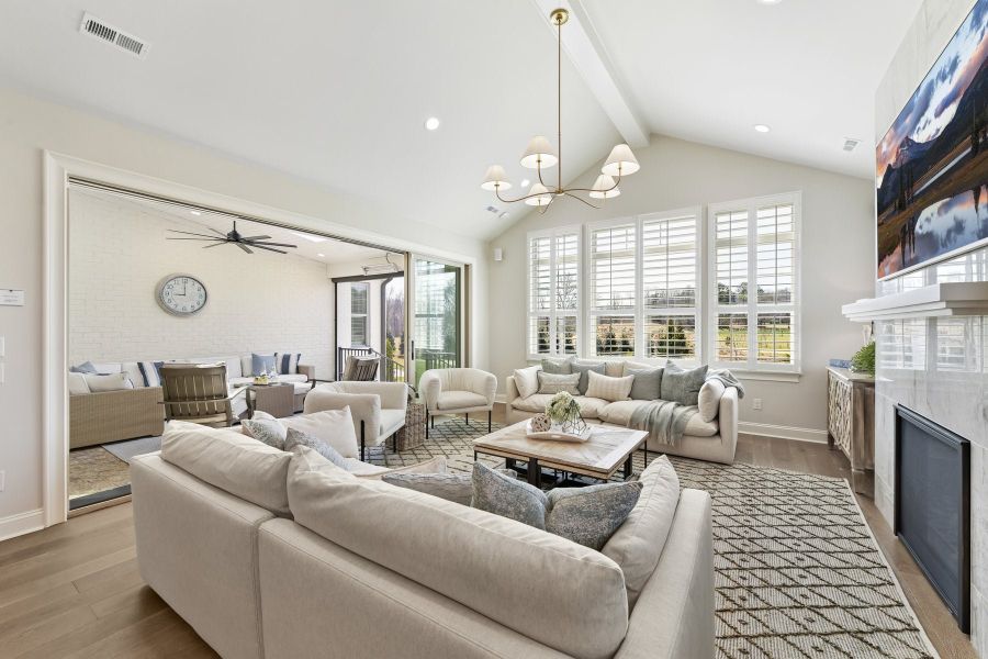 Representative furnished interior of a home built from the Monterey by Classica Homes in Riverchase Estates, Lancaster (Image 9).
