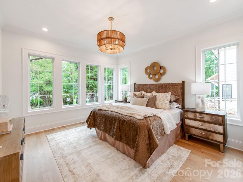 Furnished interior view inside a new home in , Charlotte (Image 23).