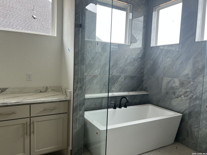 Furnished interior view inside a new home in Caliza Reserve, Boerne (Image 12).