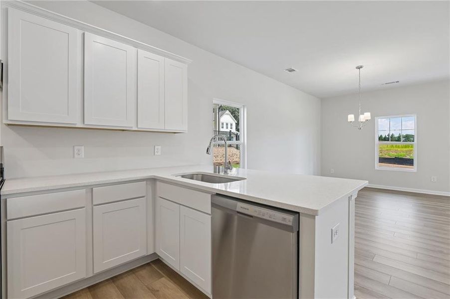 Furnished interior view inside a new home in Magnolia Trace, Flowery Branch (Image 6).