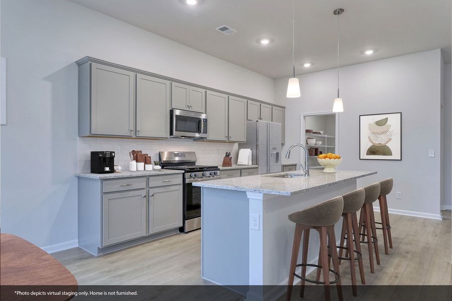 Furnished interior view inside a new home in Garden Grove, Conway (Image 4).