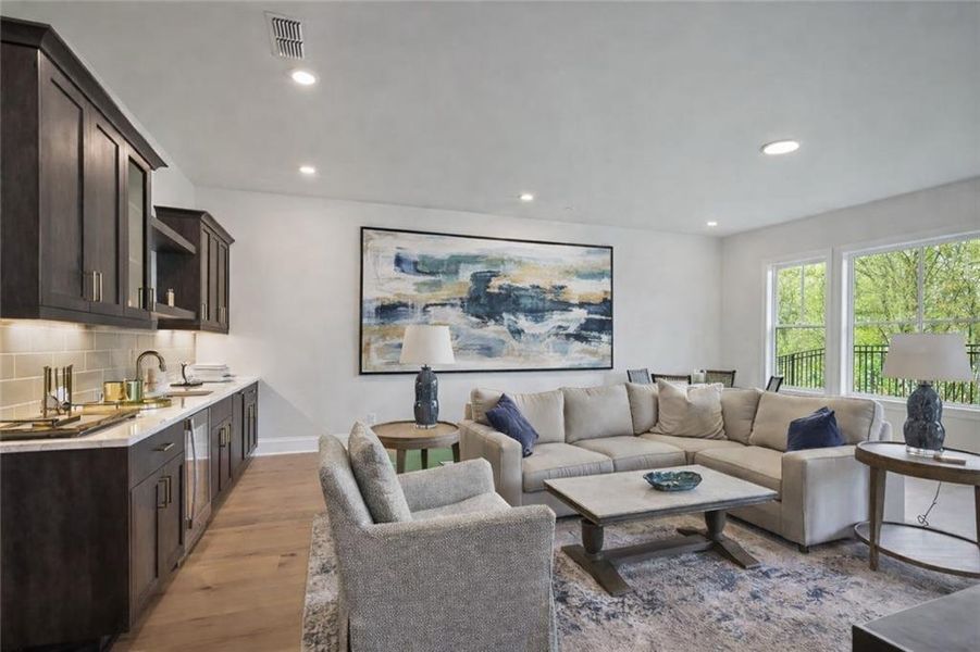 Furnished interior view inside a new home in Waterside Single Family, Peachtree Corners (Image 22).