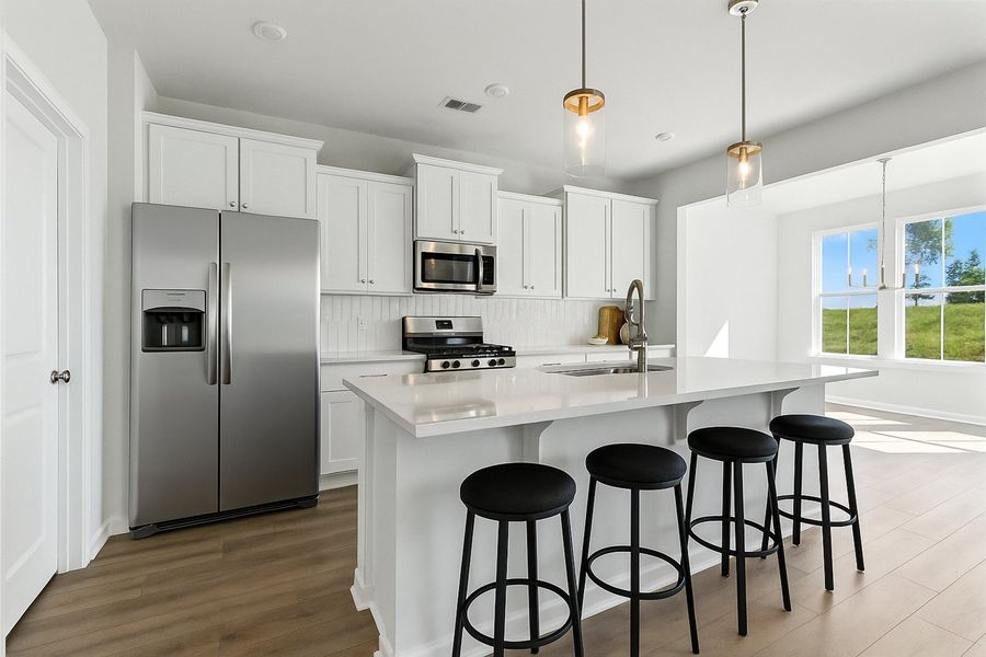 Representative furnished interior of a home built from the Ashley - Vanguard Collection by Mungo Homes in Porter Ridge, Elgin (Image 4).