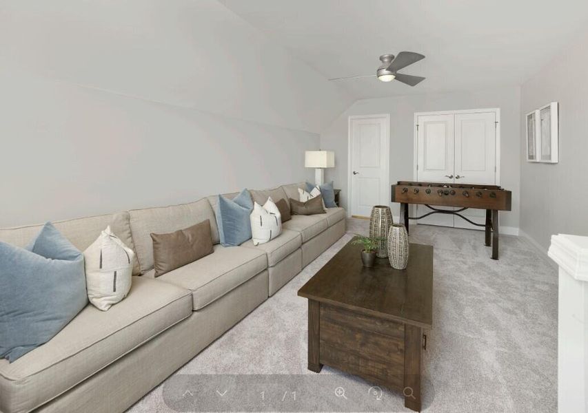 Furnished interior view inside a new home in Nexton, Summerville (Image 1).