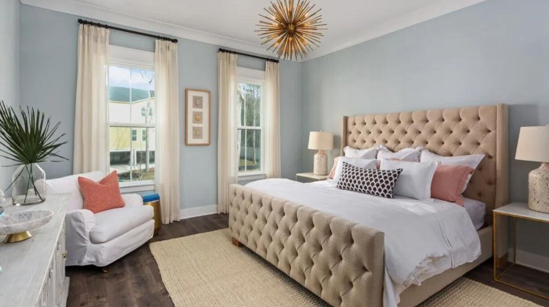 Furnished interior view inside a new home in , Summerville (Image 6). Furnished interior view inside a new home in , Summerville (Image 6).