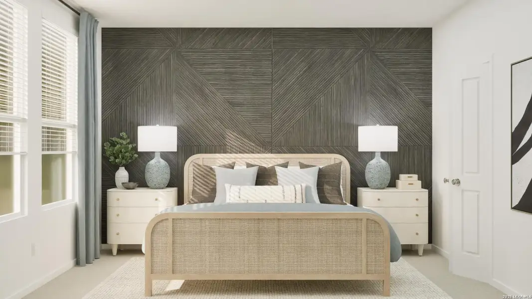 Furnished interior view inside a new home in Summerlin, San Antonio (Image 29).