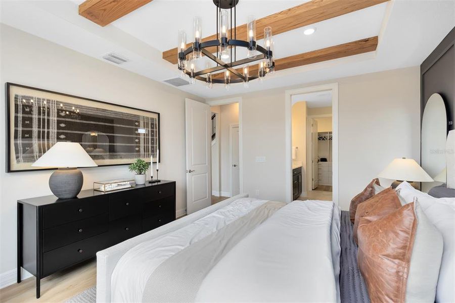 Furnished interior view inside a new home in Bridgewalk, St. Cloud (Image 8).