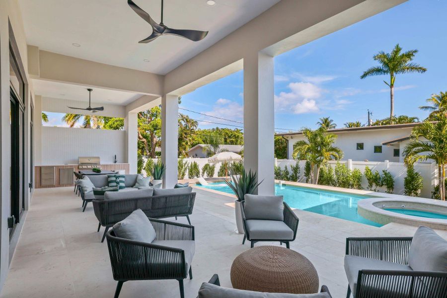 Exterior details and patio area of a home in , Delray Beach (Image 33). Exterior details and patio area of a home in , Delray Beach (Image 33).
