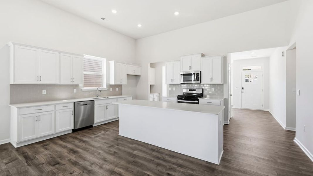 Furnished interior view inside a new home in Blue Ridge Trail, Fountain Inn (Image 9).