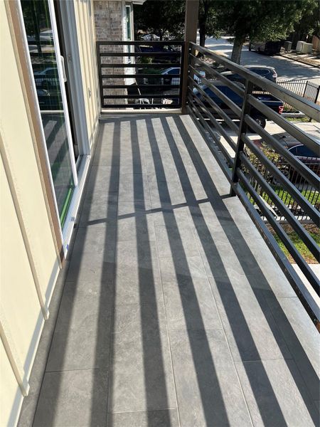 Exterior details and patio area of a home in , Houston (Image 31).