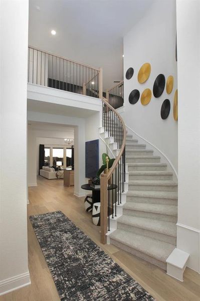 Furnished interior view inside a new home in Hillstead, Lavon (Image 7). Furnished interior view inside a new home in Hillstead, Lavon (Image 7).