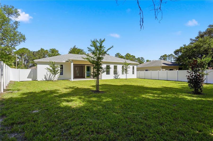 Exterior details and patio area of a home in , Palm Coast (Image 23). Exterior details and patio area of a home in , Palm Coast (Image 23).