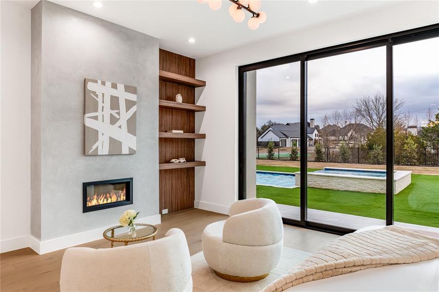 Furnished interior view inside a new home in , Heath (Image 8).