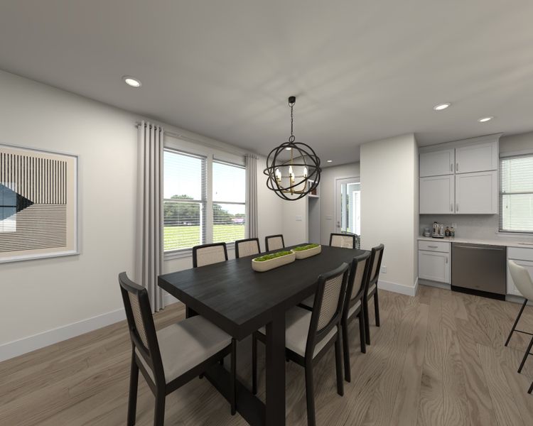 Furnished interior view inside a new home in Poplar Farms, Franklin (Image 4).
