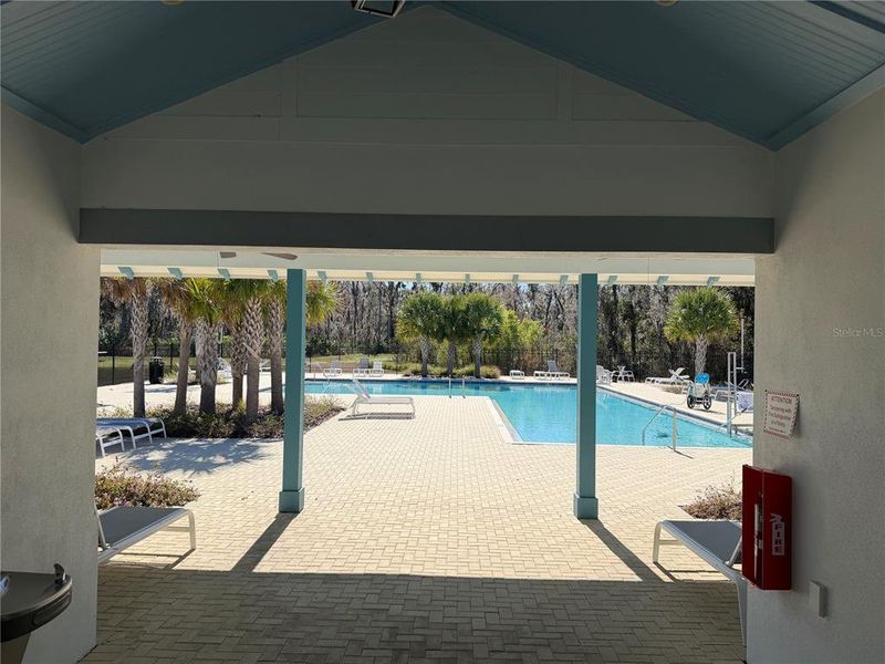 Exterior details and patio area of a home in , Lakeland (Image 3). Exterior details and patio area of a home in , Lakeland (Image 3).