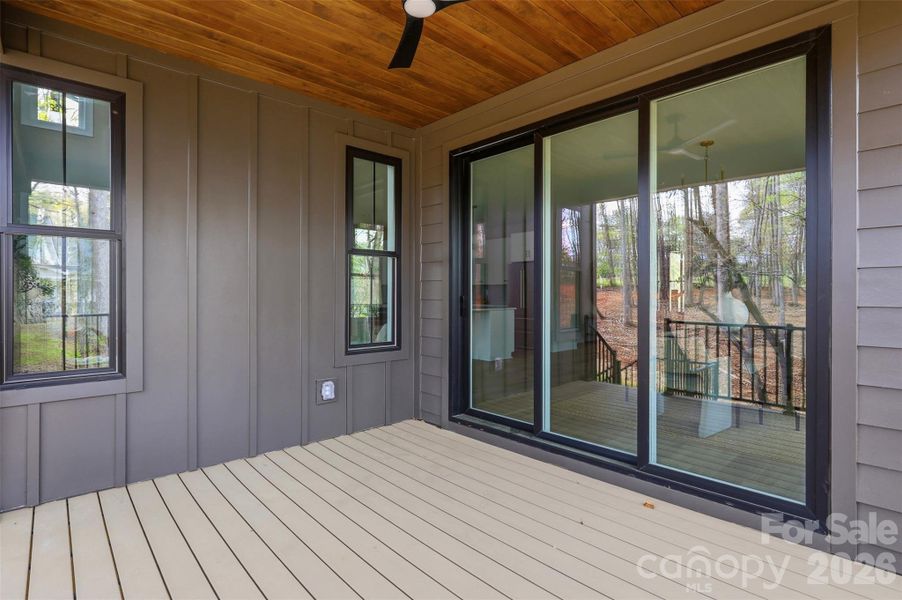 Exterior details and patio area of a home in , Lincolnton (Image 26).