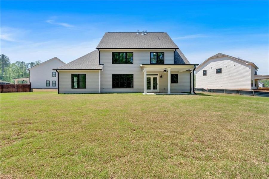 Exterior details and patio area of a home in Springside Reserve, Powder Springs (Image 3). Exterior details and patio area of a home in Springside Reserve, Powder Springs (Image 3).