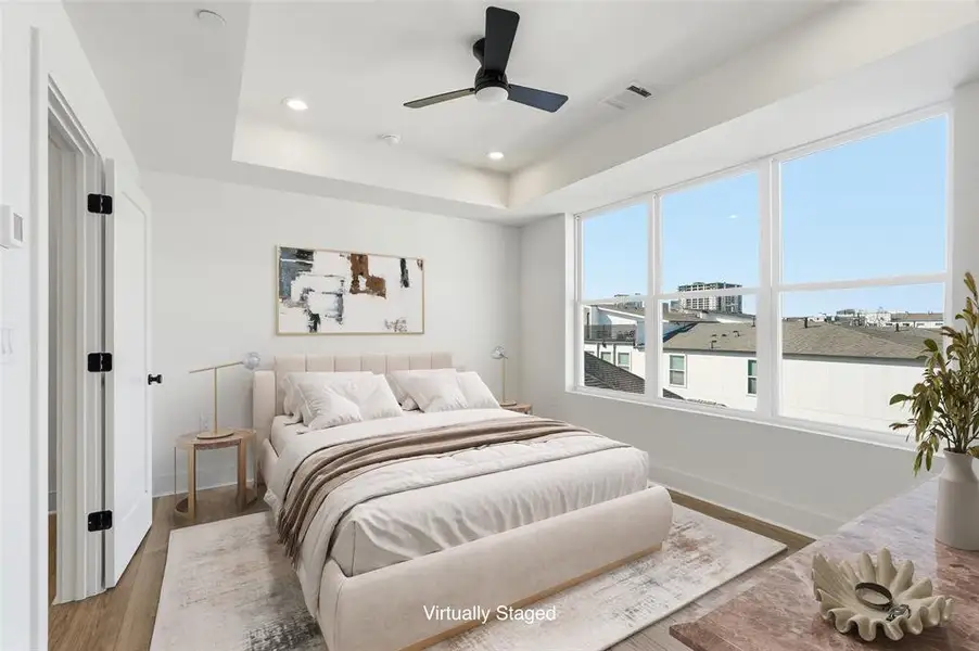 Furnished interior view inside a new home in , Dallas (Image 13).