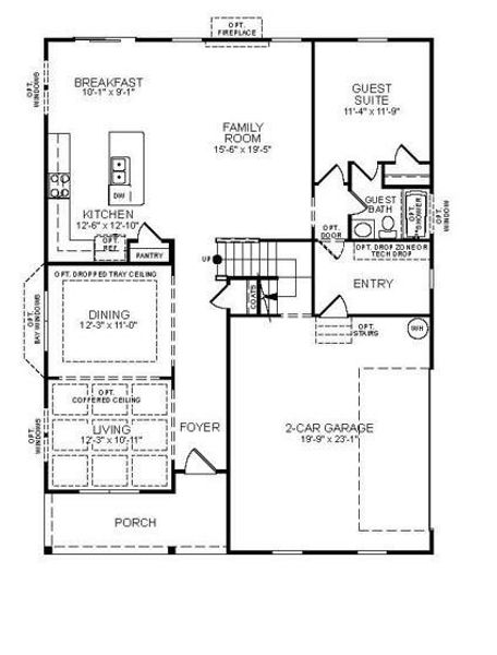 First floor layout