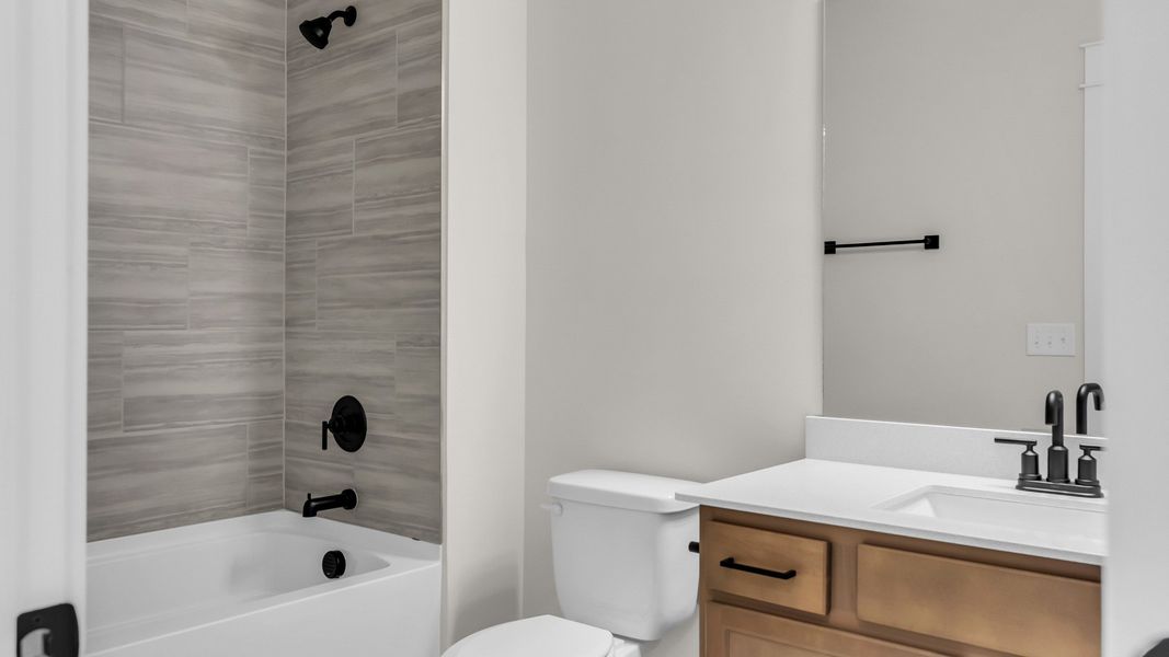 Furnished interior view inside a new home in Richvale Estates, Fairview (Image 36).