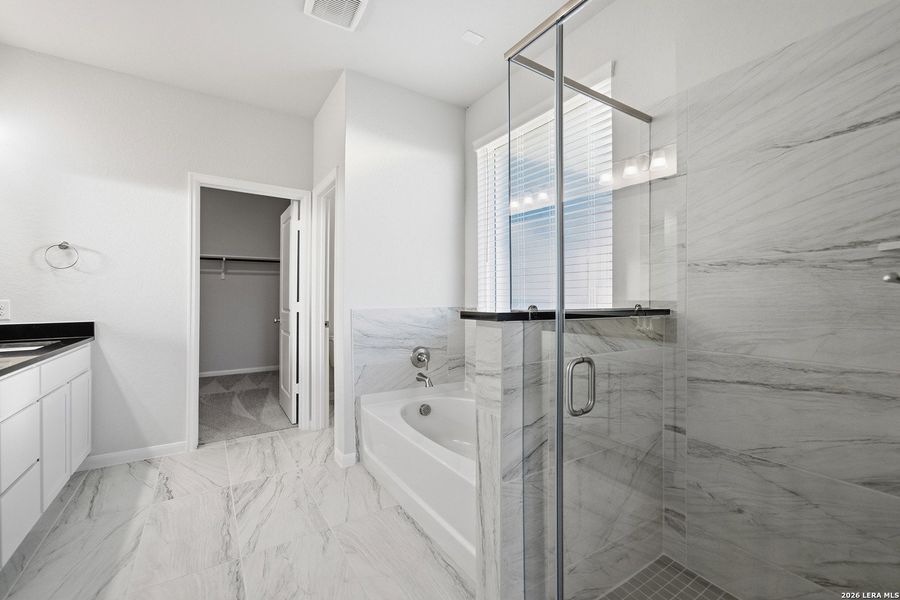 Furnished interior view inside a new home in The Woodlands at Medina Hills, Mico (Image 7).