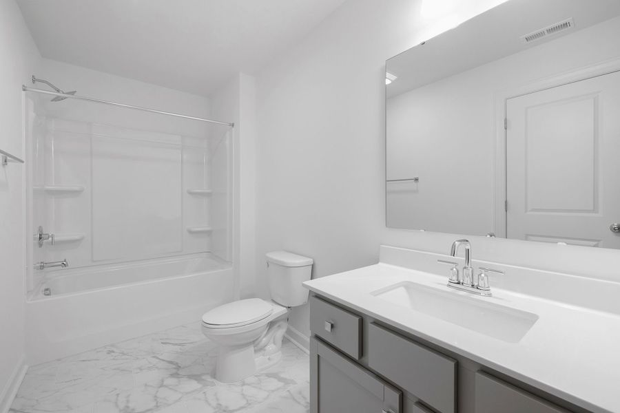 Furnished interior view inside a new home in Stonebridge Fairways, Monroe (Image 30). Furnished interior view inside a new home in Stonebridge Fairways, Monroe (Image 30).