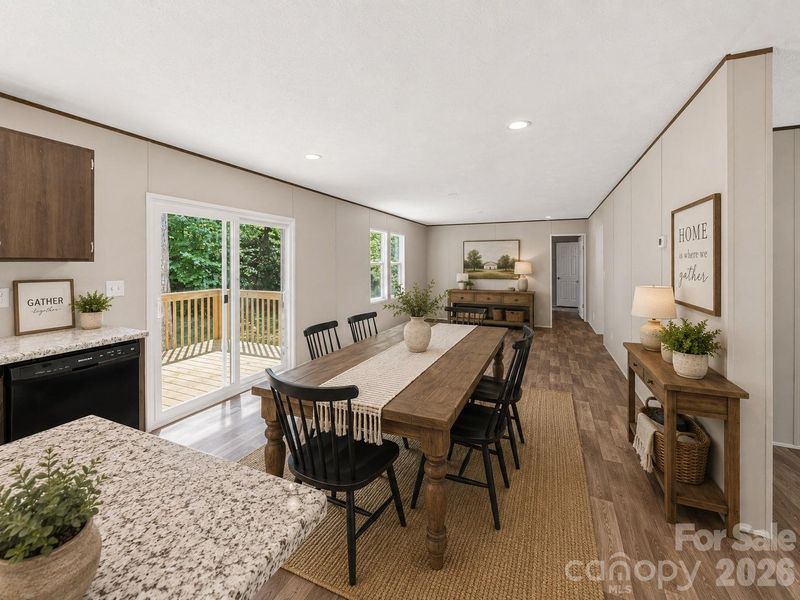 Furnished interior view inside a new home in , Mooresboro (Image 14).
