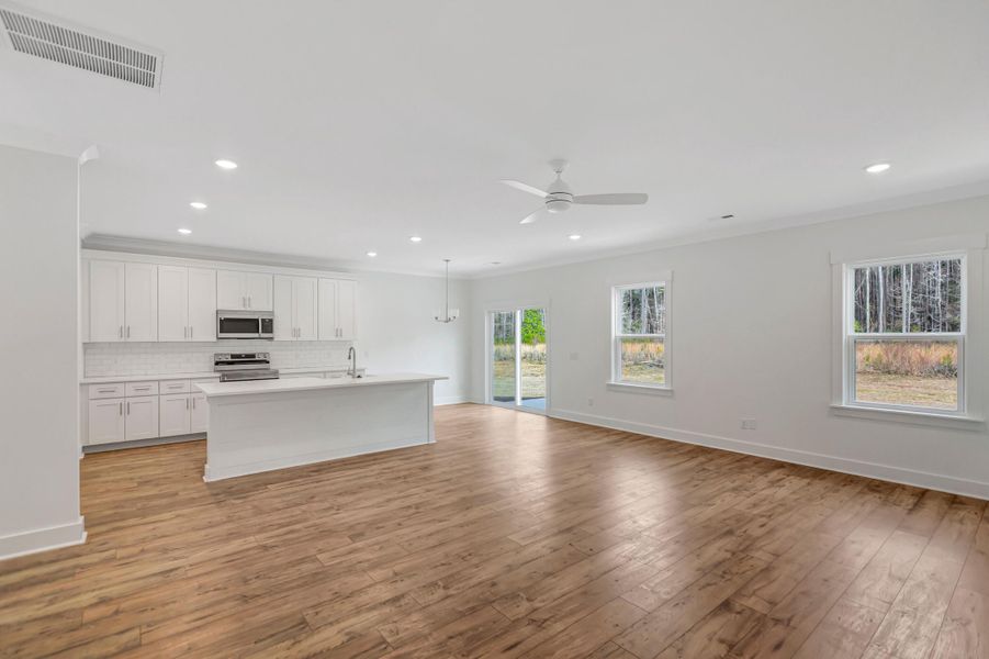 Spacious, unfurnished interior of a new home in , Awendaw (Image 13).