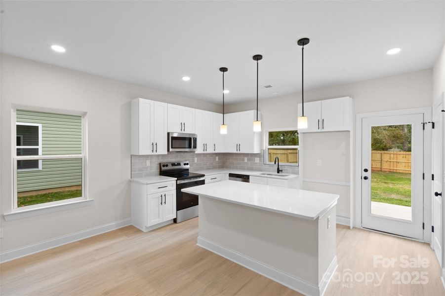 Furnished interior view inside a new home in , Charlotte (Image 7).