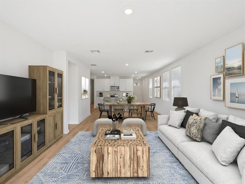 Furnished interior view inside a new home in Coasterra - Premier Series, Palmetto (Image 12).