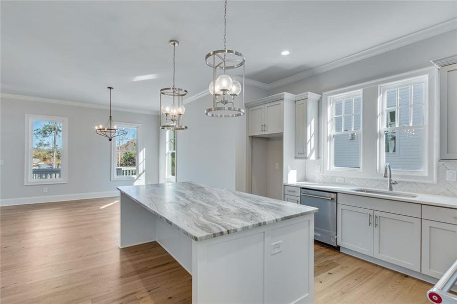 Furnished interior view inside a new home in , Dacula (Image 3).