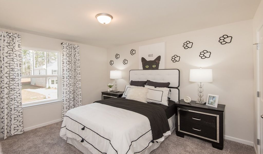Furnished interior view inside a new home in Creekside at Oxford Park, Fairburn (Image 19).