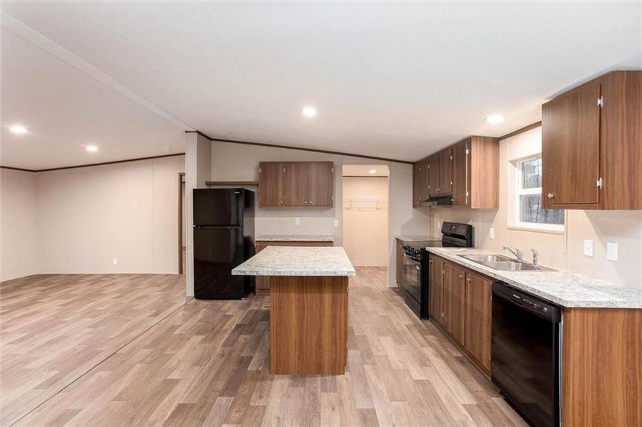 Furnished interior view inside a new home in , Dallas (Image 3).