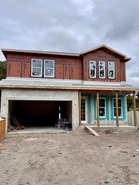 In-progress construction of a new home in , Tampa, FL (Image 5).
