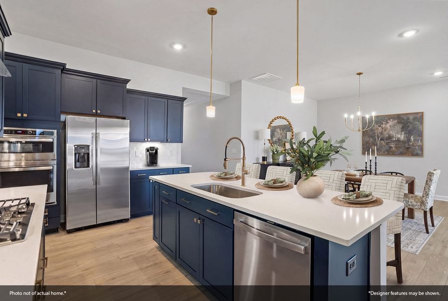 Furnished interior view inside a new home in Ovation at Sweetbrier, Durham (Image 4).