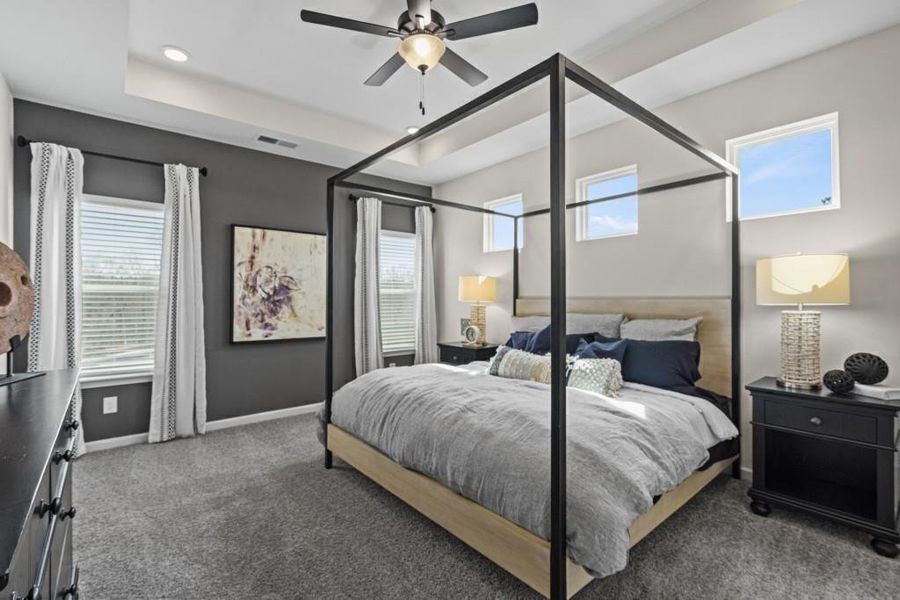 Furnished interior view inside a new home in Townes At The Stiles, Cartersville (Image 4).