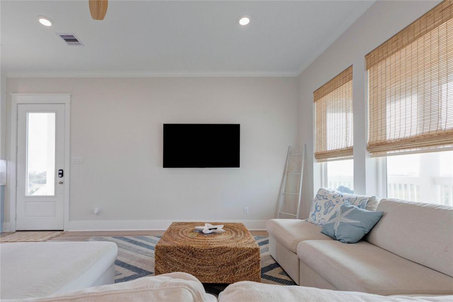 Furnished interior view inside a new home in , Galveston (Image 3).